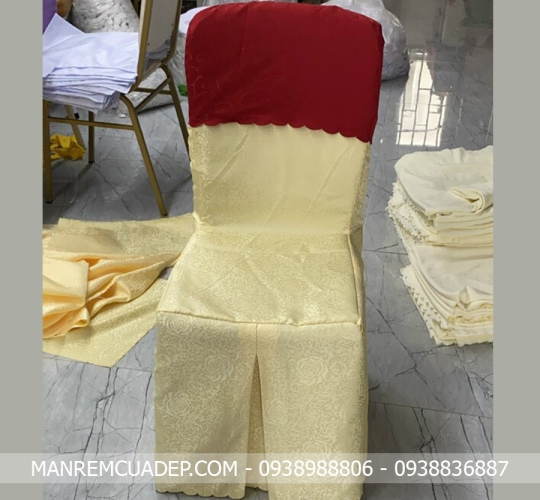 ÁO GHẾ GẤM HOA SANG TRỌNG