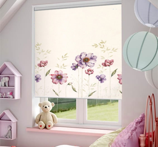 RÈM CUỐN IN TRANH CHỐNG NẮNG CHUYÊN CHO PHÒNG NGỦ BÉ NHẬP KHẨU GIÁ RẺ 