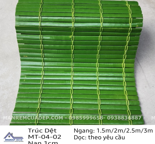 TRÚC DỆT MÀU XANH LÁ MÁT MẮT