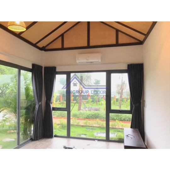 RÈM VẢI 1 LỚP CAO CẤP DÀNH CHO HOMESTAY