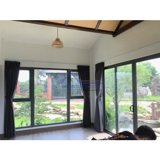 RÈM VẢI 1 LỚP CAO CẤP DÀNH CHO HOMESTAY