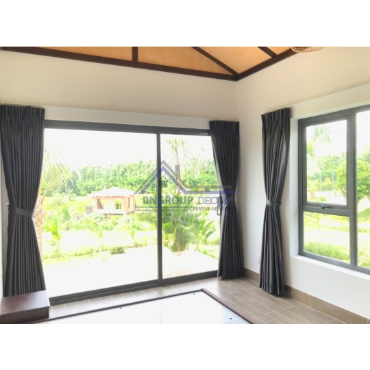 RÈM VẢI 1 LỚP CAO CẤP DÀNH CHO HOMESTAY