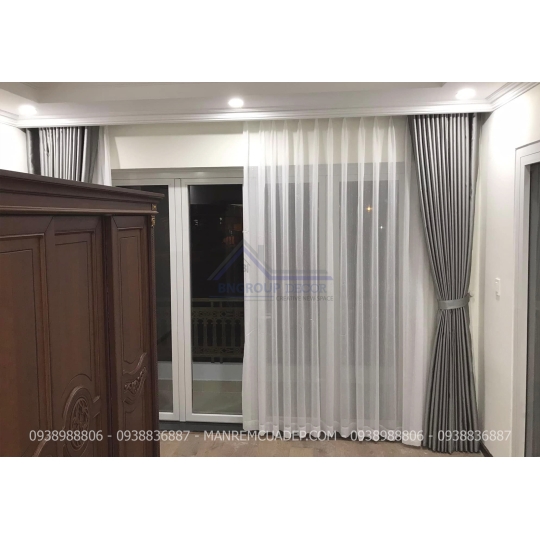RÈM VẢI 2 LỚP ĐẸP DÀNH CHO NHÀ PHỐ