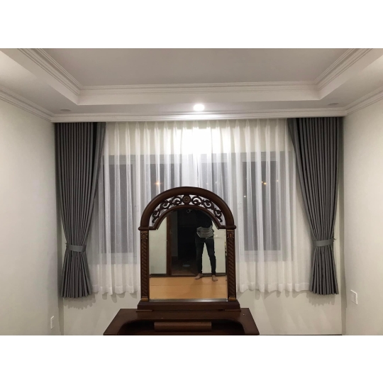 RÈM VẢI 2 LỚP ĐẸP DÀNH CHO NHÀ PHỐ