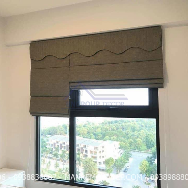 RÈM ROMAN BÈO LƯỢN NÉT ĐẸP RIÊNG CHO KHÔNG GIAN CỦA BẠN